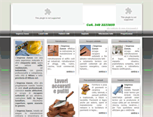 Tablet Screenshot of impresazanon.it